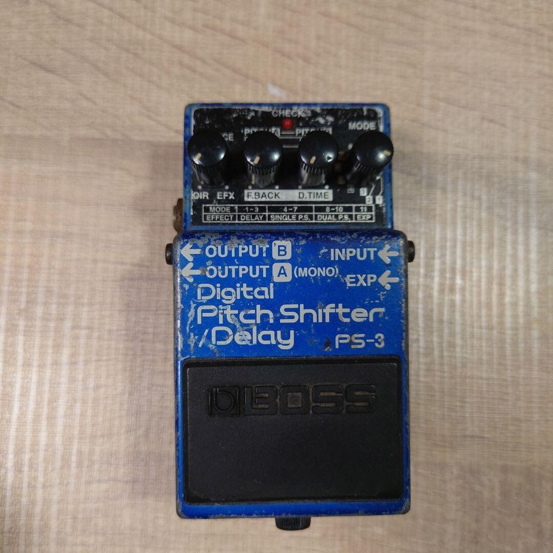 BOSS PS-3 Digital Pitch Shifter Delay Guitar Effects Pedal AH13442 Blue Color