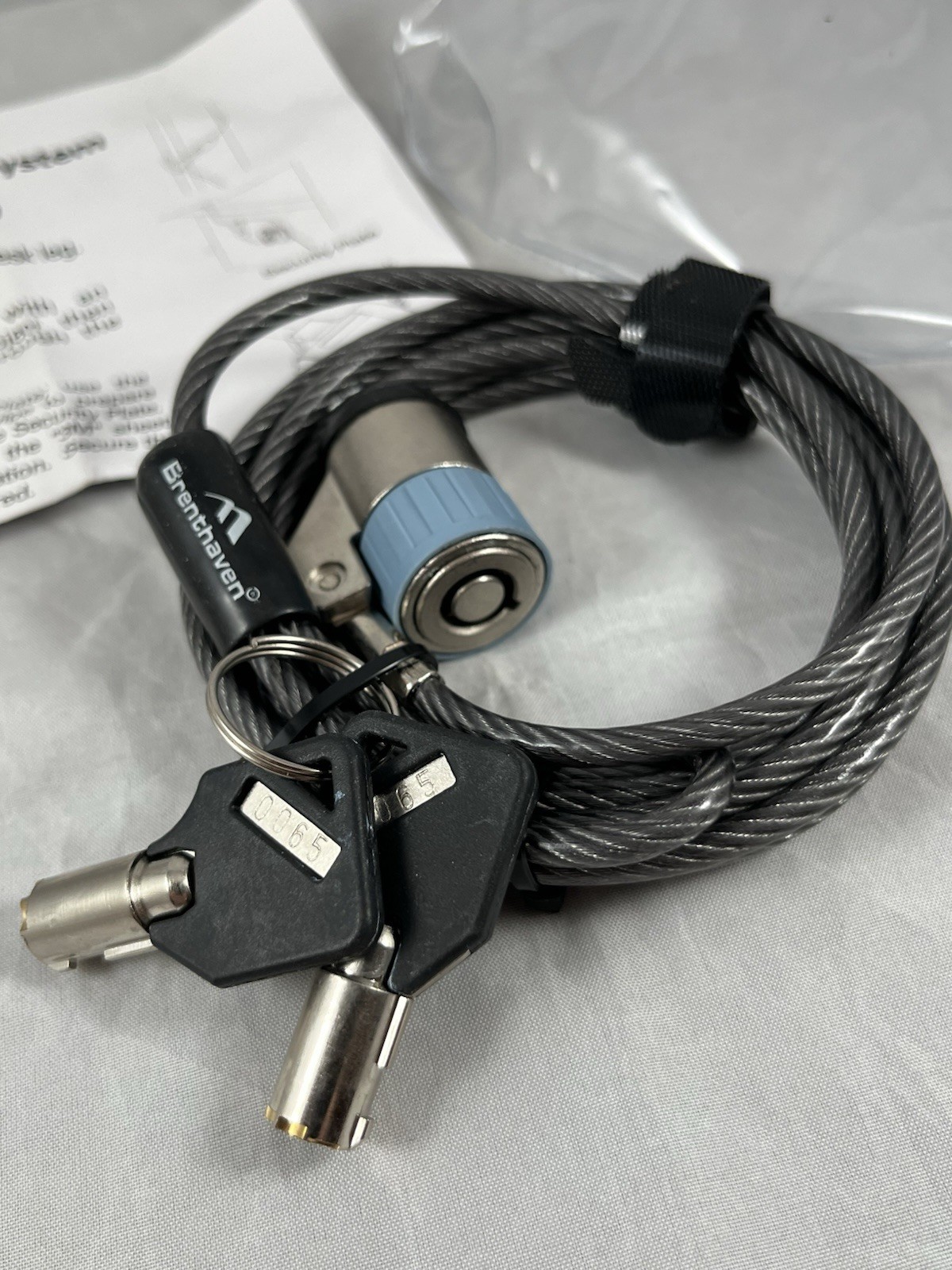 New Notebook Laptop Computer Lock Security Security Lock Cable Chain With Keys