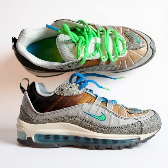 Nike Air Max 98 NYC Edition Sneakers Running Shoes Unique Design
