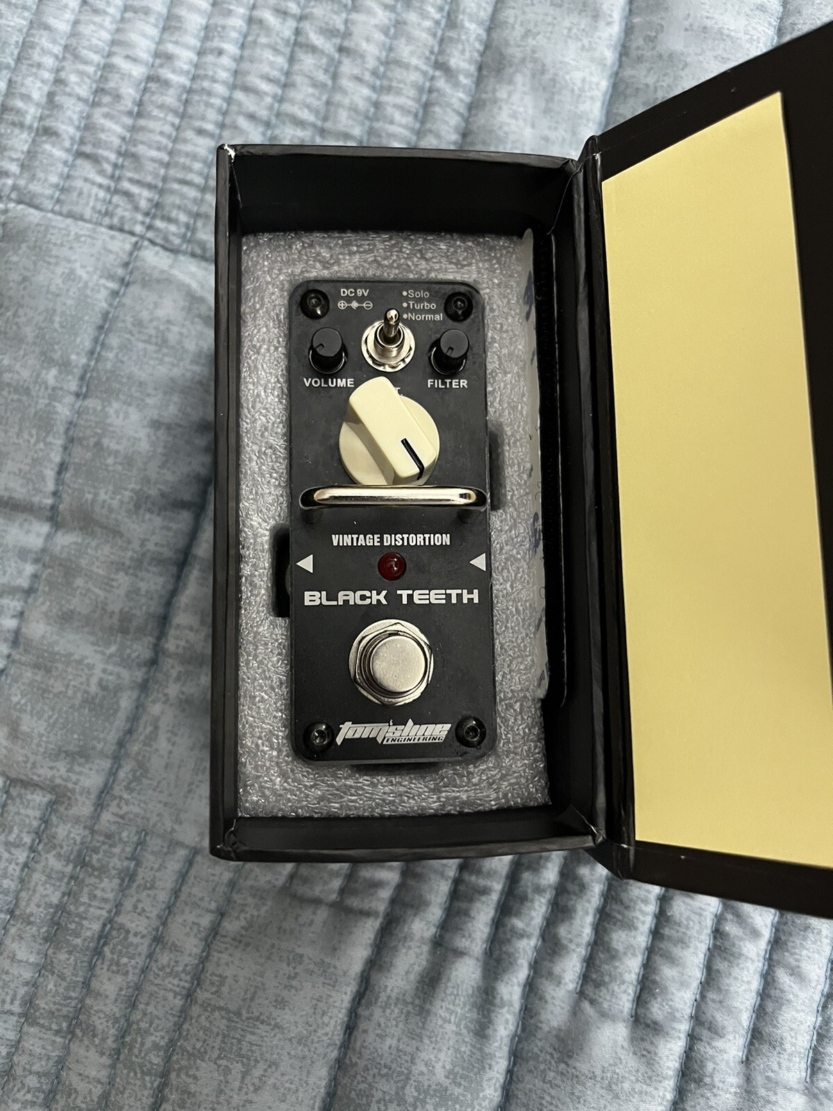 Tomsline Engineering Black Teeth Vitage Distortion ABT-3 Guitar Pedal