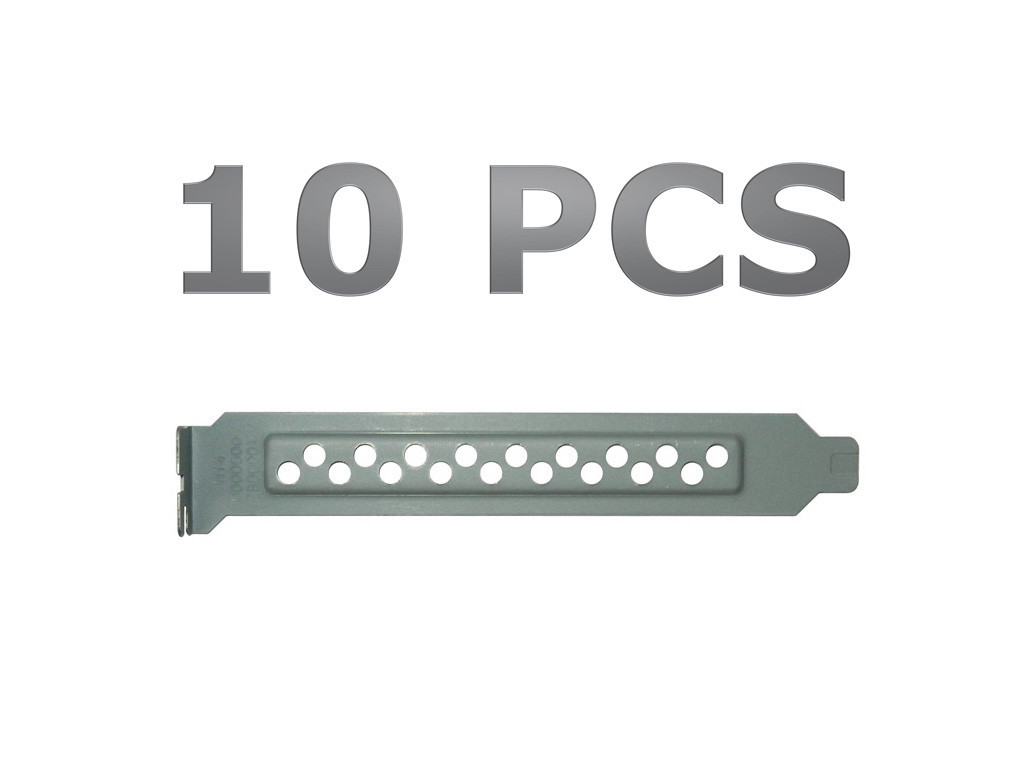 Lot of 10 Standard Case Vented PCI Slot Covers
