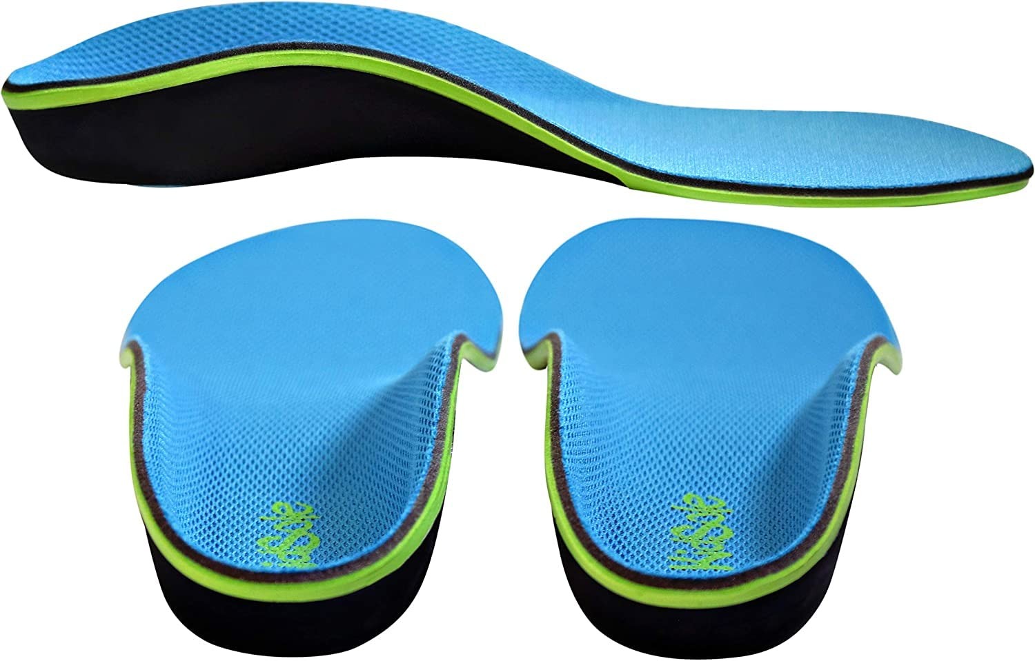 Stealth Fighter: High Arch Insole. Slim Profile, Strong Arch, Soft Memory Foa...