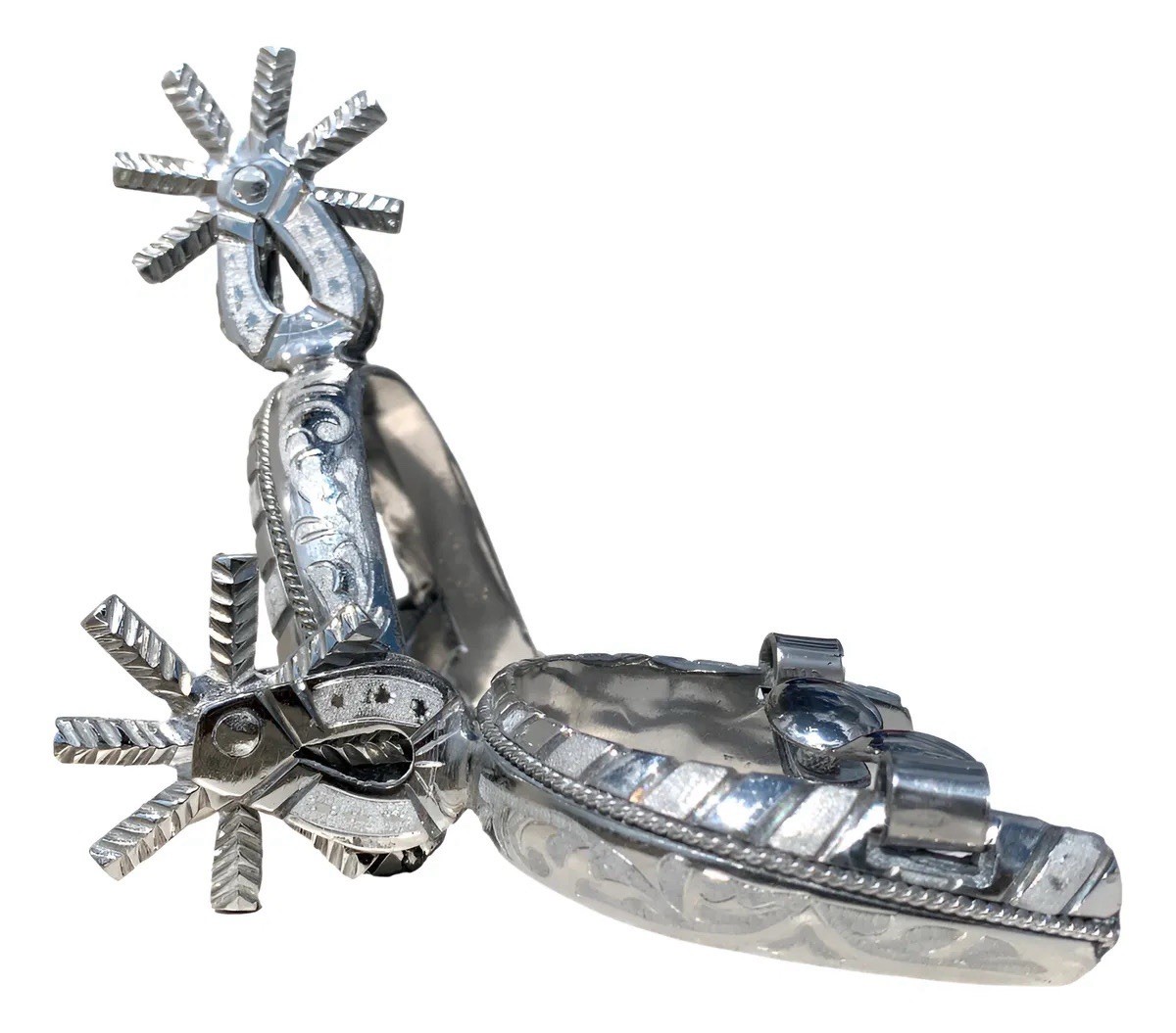 Mexican CHARRO SPURS ESPUELAS Charras Style Charreria HORSE Boot Gear Mexico