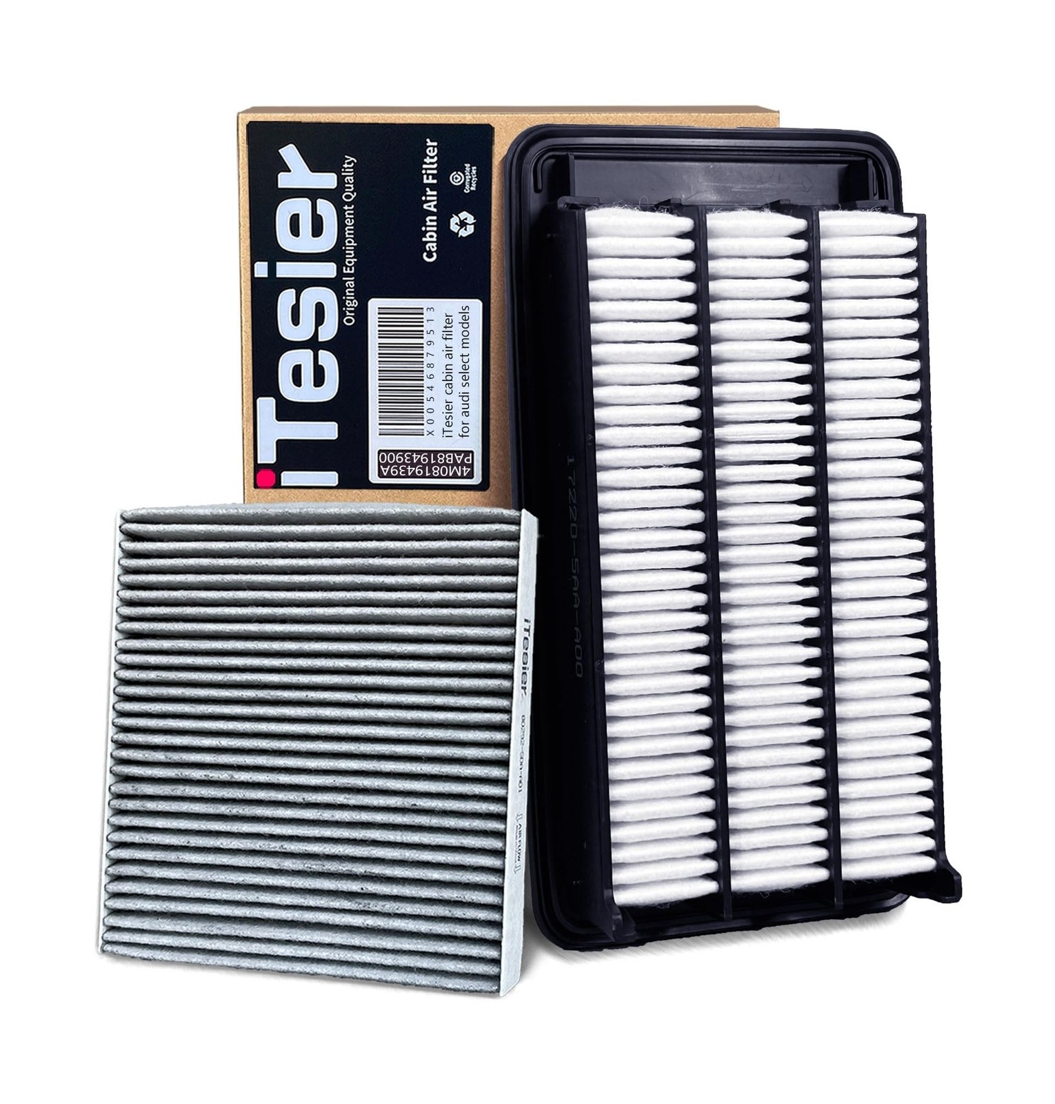 Engine & Cabin Air Filter Kit for CRV (2017-2022) 1.5L Gas, Civ... FAST USA SHIP