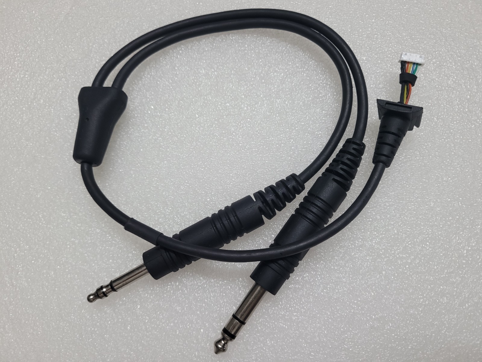 Double Plug Cable for Bose proflight Aviation Headset Stereo / No supported A20