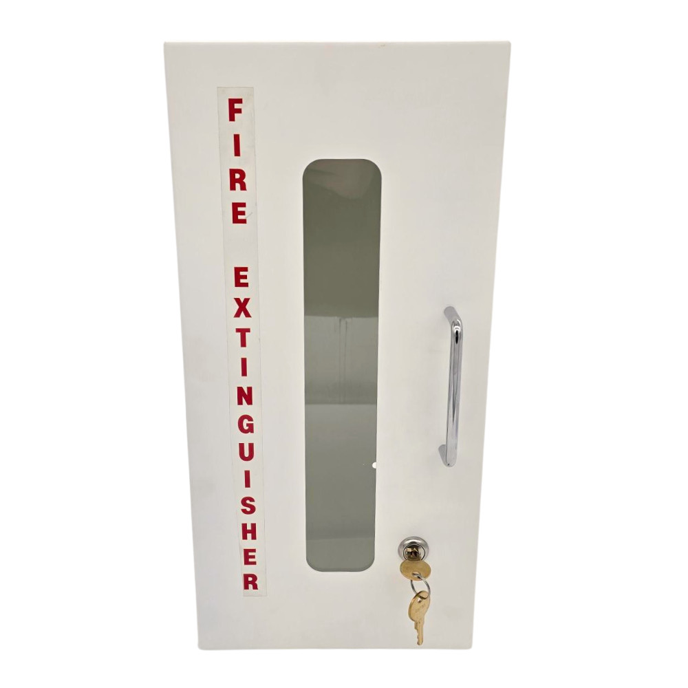 508-EL Surface Mounted 5LB Fire Extinguisher Cabinet w/ Vertical Duo Door