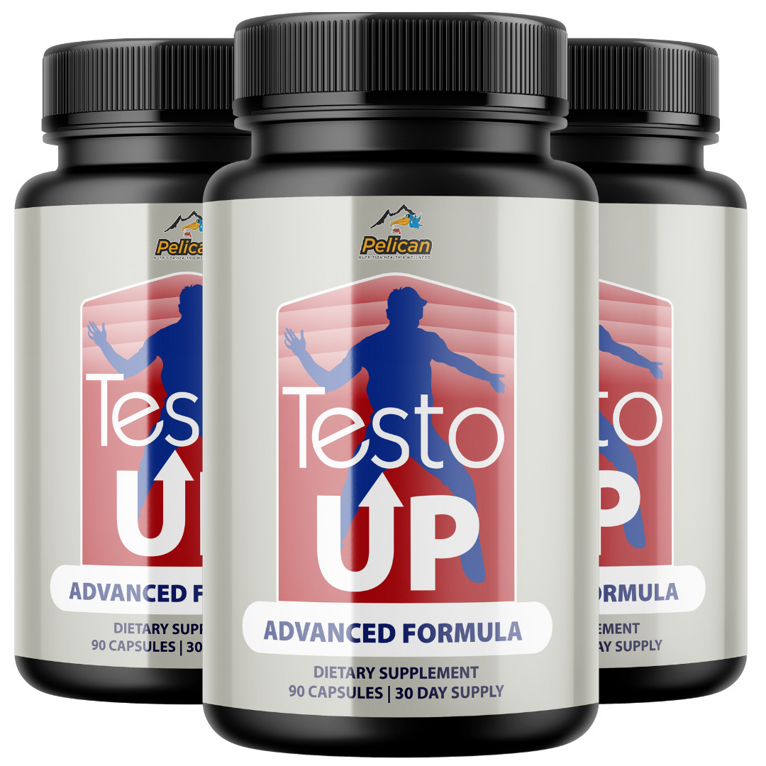Testo Up- Bodybuilding & Men's Health Support- 3 Bottles- 270 Capsules