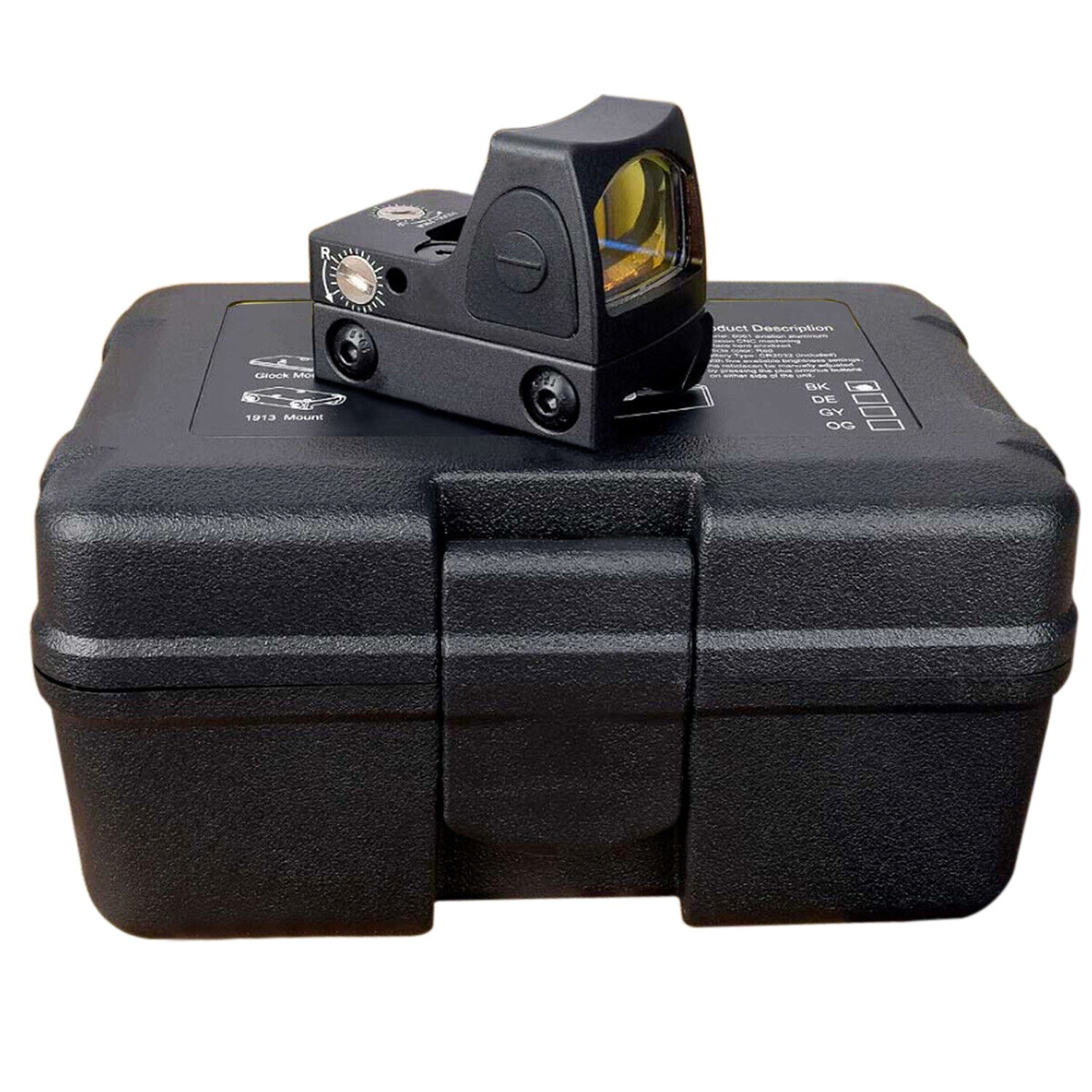 Mini Red Dot Sight Collimator for Glock / Rifle Reflex Sight Scope Fit 20mm