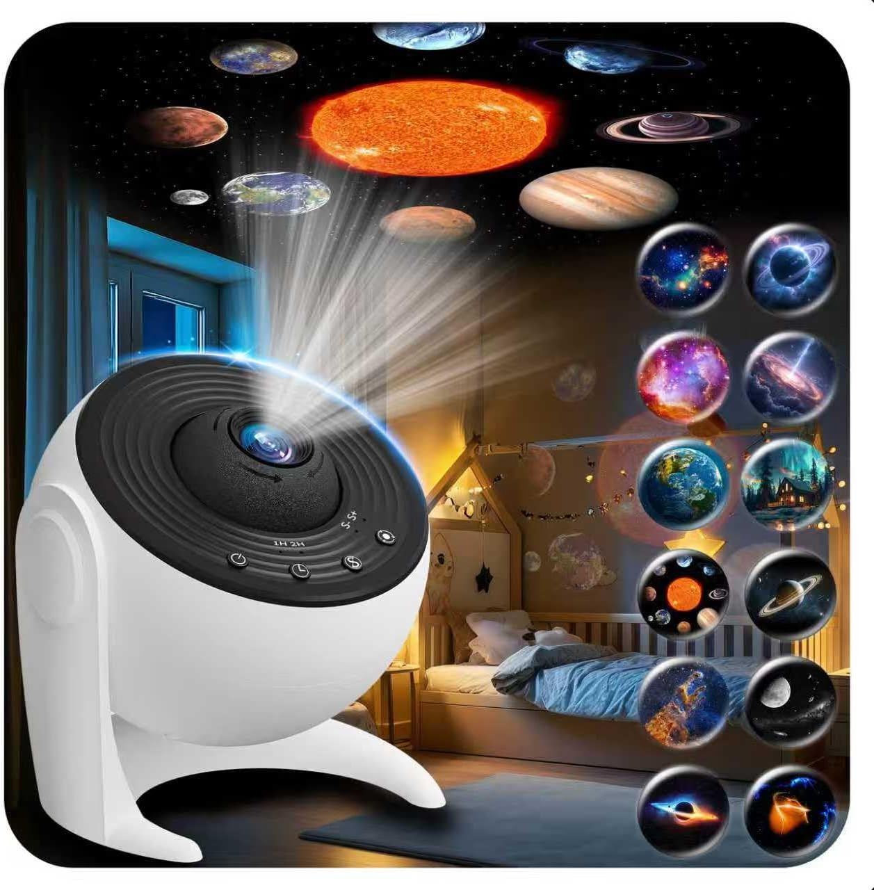 Galaxy Projector for Bedroom, 13 in 1 Planetarium Star Projector with Solar Syst