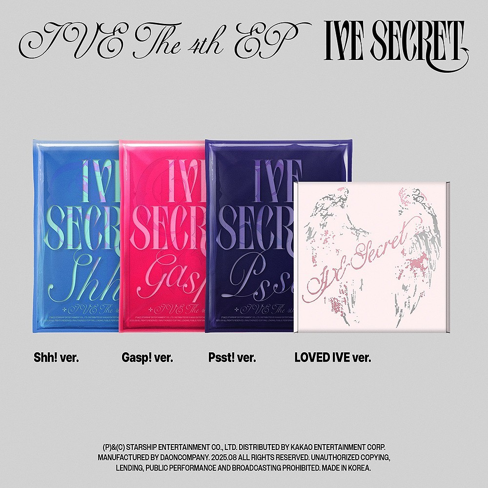 IVE [IVE SECRET] 4th EP Album/CD+Photo Book+Card+Poster+POB+GIFT K-POP SEALED