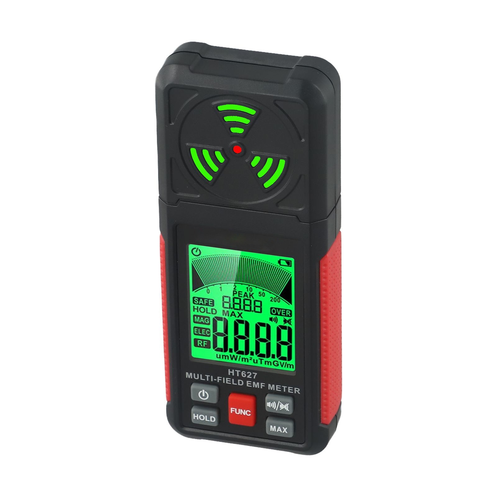 Audible & Visual Alarm EMF Meter Stay Informed about Electromagnetic Radiation