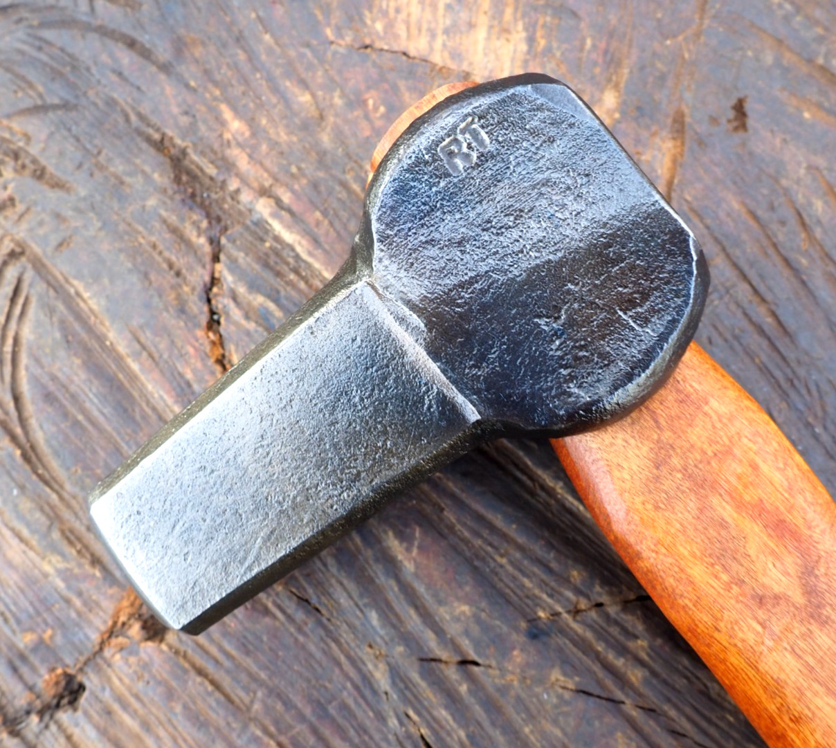 MINT 3LB DOG HEAD "RENAN TAVORA BRAZIL" BLACKSMITH HAMMER ANVIL KNIFE BLADE SAW