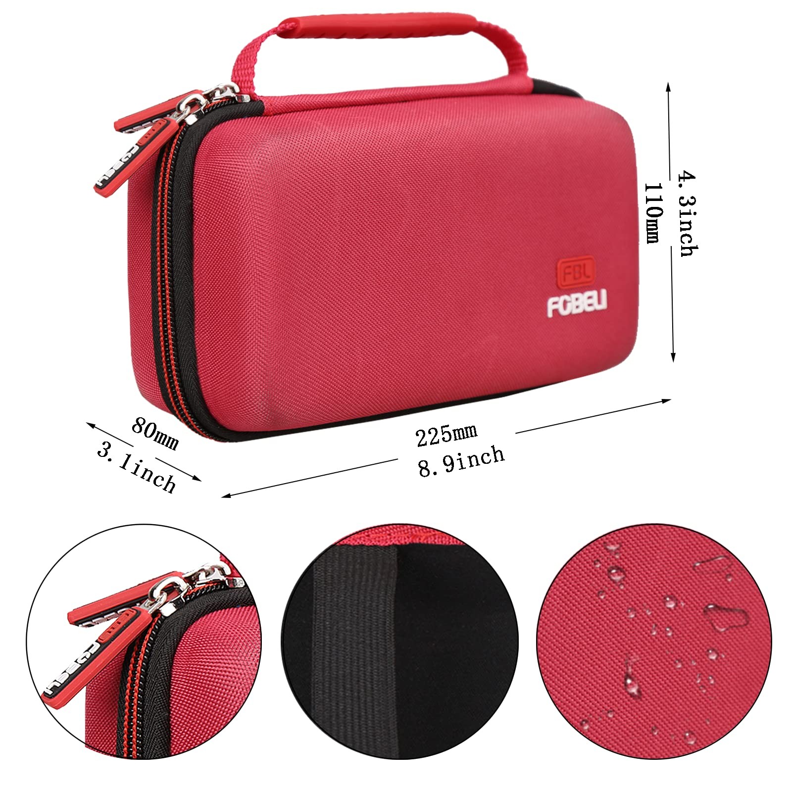 FBLFOBELI Storage Carrying Case Compatible with AstroAI Digital Red