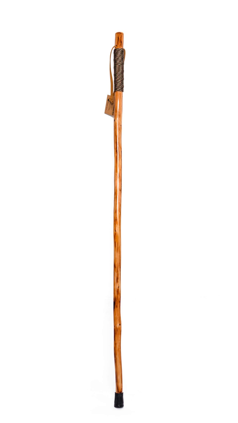 Pure Fir Wood Concise Style Walking Stick for Hiking with Parachute Cord Warp...