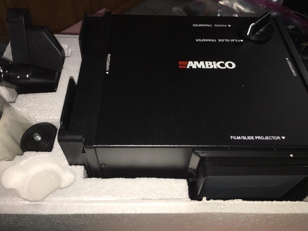 Ambico All In One Video Transfer System--Movies, Slides, Prints--Vintage