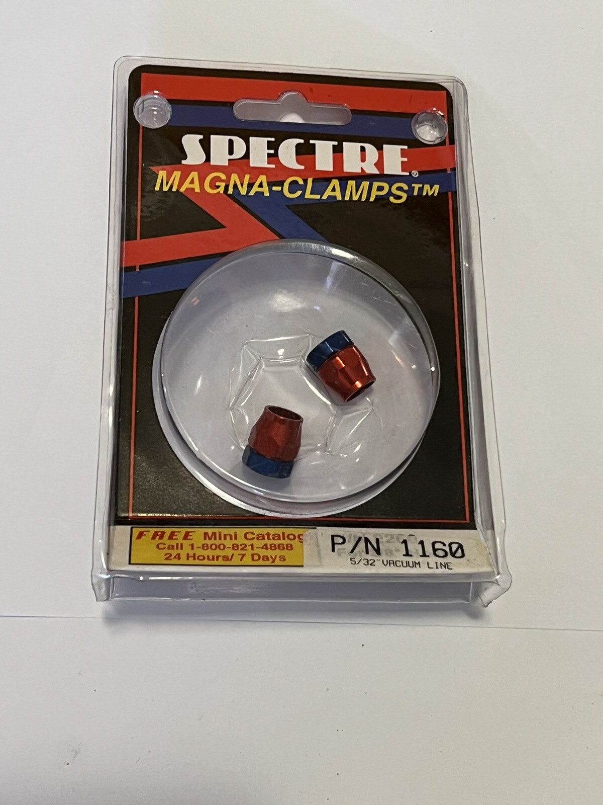 Spectre Magna-Clamps 5/32 Vacuum Line Hose Clamp P/N 1160 in Package Set of 2