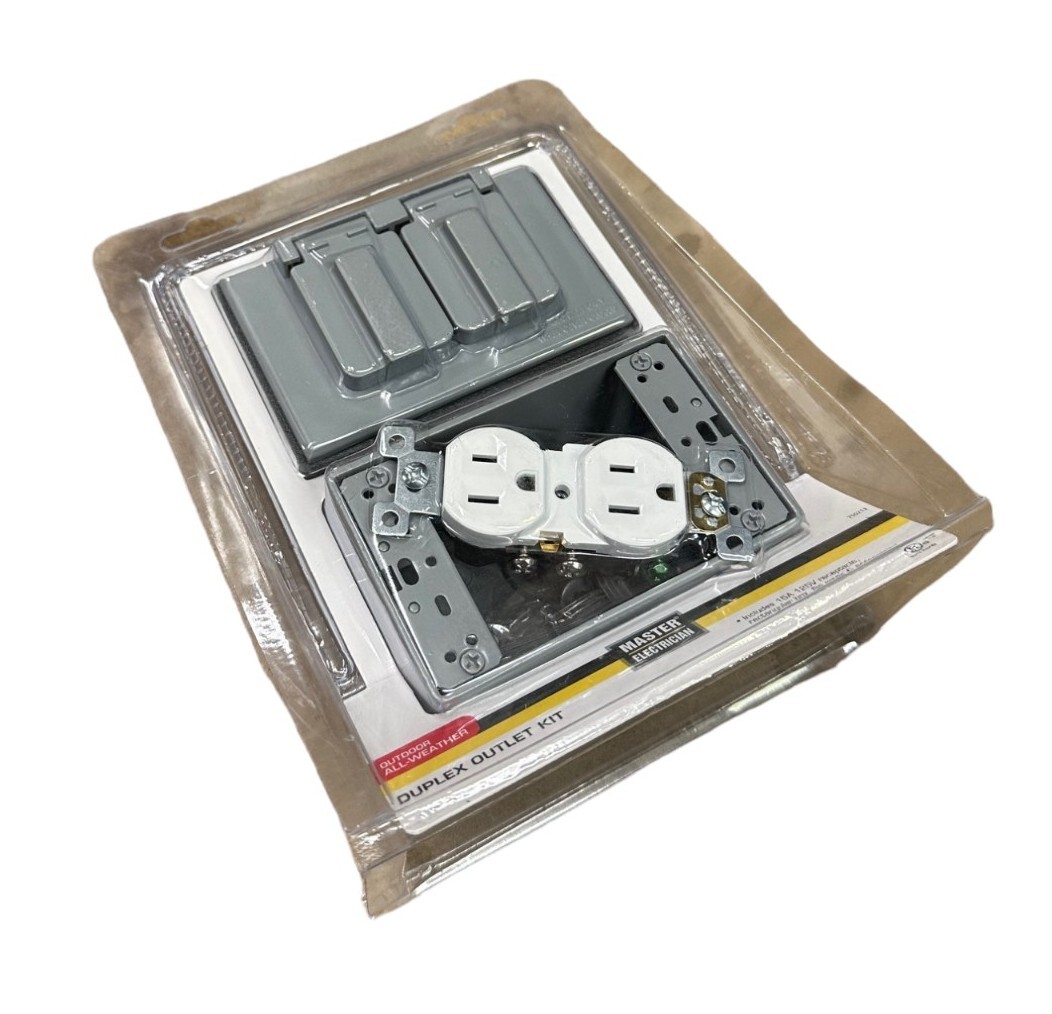 NEW Master Electrician FCD35, 750213 All-Weather Duplex Outlet Kit **SALE**