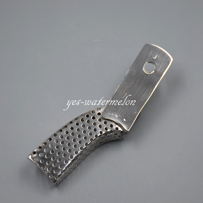 3 Pc/Set Dental Stainless Steel Autoclavable Partial Impression Trays Perforated