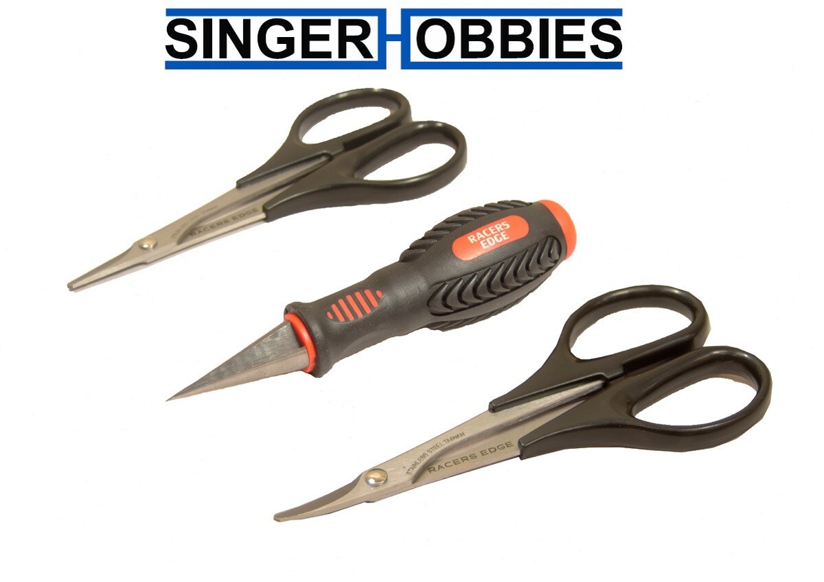 RACERS EDGE RCE2331 Body Scissors and Reamer Set, 3 Piece Set HRP