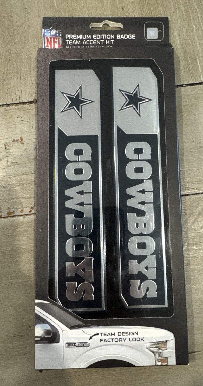 NFL Truck Edition Badge Team Accent Kit - Dallas Cowboys - New In Open Box