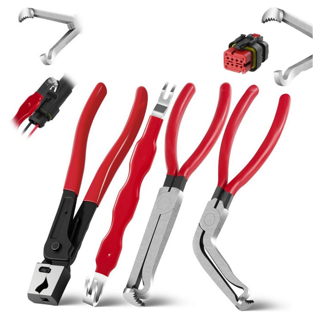 Electrical Disconnect Pliers Connector Separator Terminal Plug Removal Tool Kit
