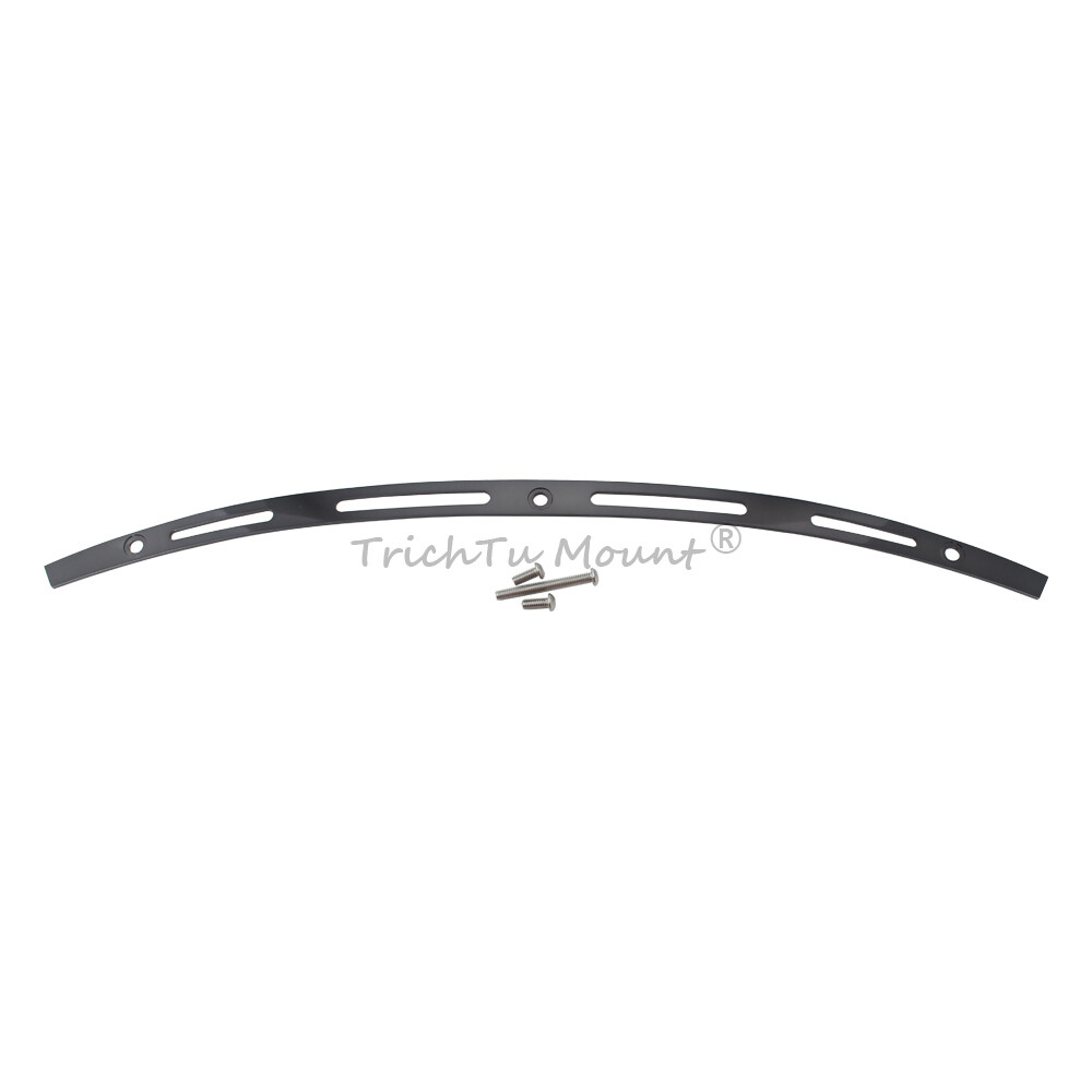 Black 4 Slot Fairing Windshield Trim for Harley Street Glide Special FLHXS 14-23