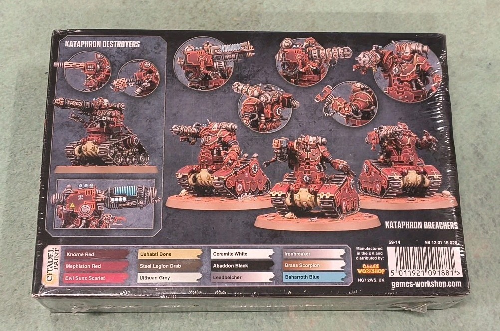 Warhammer 40k Adeptus Mechanicus Kataphron Battle Servitors Sealed