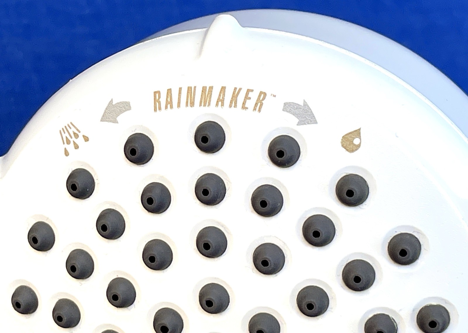NOS ✅ ONDINE 25101WW InTouch Rainmaker Multi Function White Shower Head, Spa New