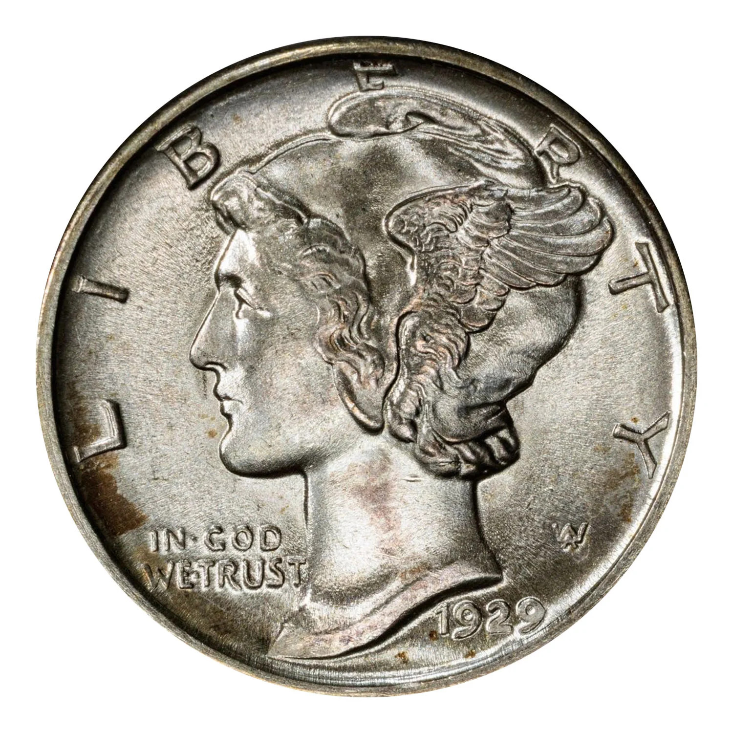 1929-D Mercury Dime PCGS MS-66 FB
