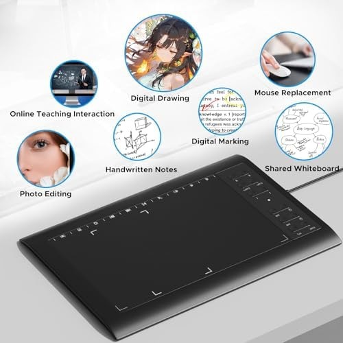 Graphic Drawing Tablet, Digital Sketch,Design for PC and Computer/Pad-12 Hot ...