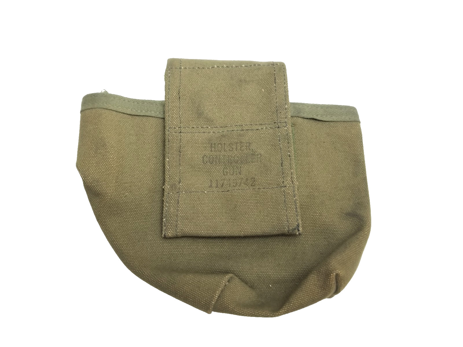 US Military Vietnam Era M1956 Canvas Controller Gun Holster - Vintage