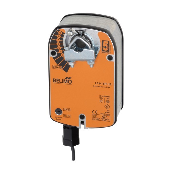 LF24-SR US BELIMO -BRAND NEW- Actuator-35 in-lb, Spring Return, 24V, Modulating