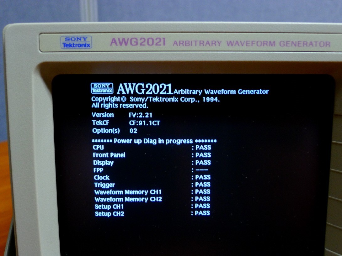 Sony Tektronix AWG2021 2CH. Arbitrary Waveform Generator