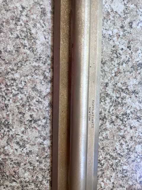 Vintage K & E Rolling Rule Parallel Line Drawing 11.5 inches between rollers