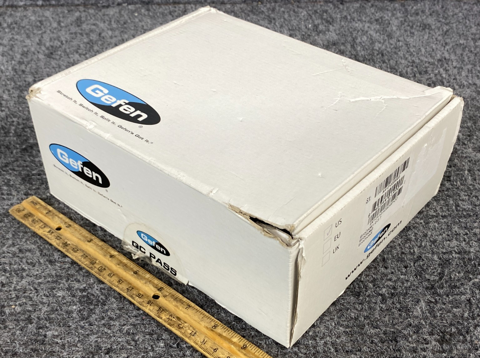 Gefen EXT-DVI-2-HDSDISP DVI To HDSDI Scaler Box w/Adapter & Cord - Open Box -