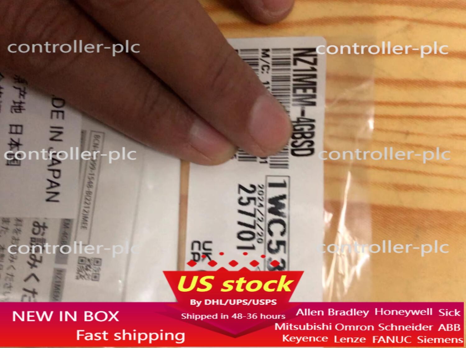 1PC New Mitsubishi NZ1MEM-4GBSD NZ1MEM4GBSD 4GB Memory Card Free Ship #TT