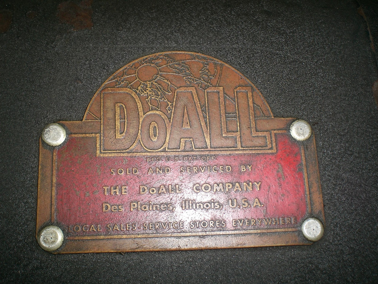 DoAll Electric Spin grinding Machine