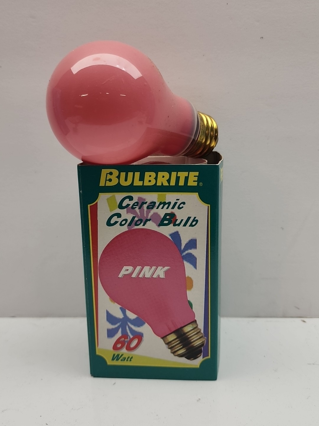 Pink 60A/CP 120V BULBRITE 60 WATT CERAMIC PINK LAMP 👍 Christmas 🎄