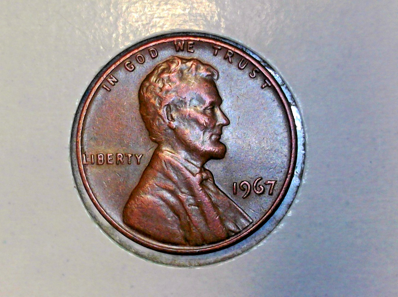 1967 Lincoln Cent, RB, Mint Errors