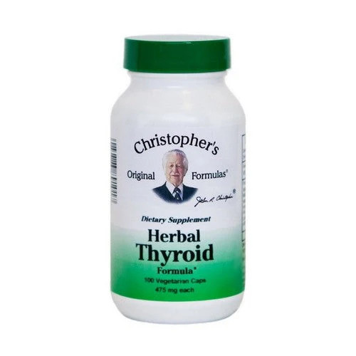 Dr. Christophers Formulas, Herbal Thyroid, 475 Mg, 100 Vegicaps