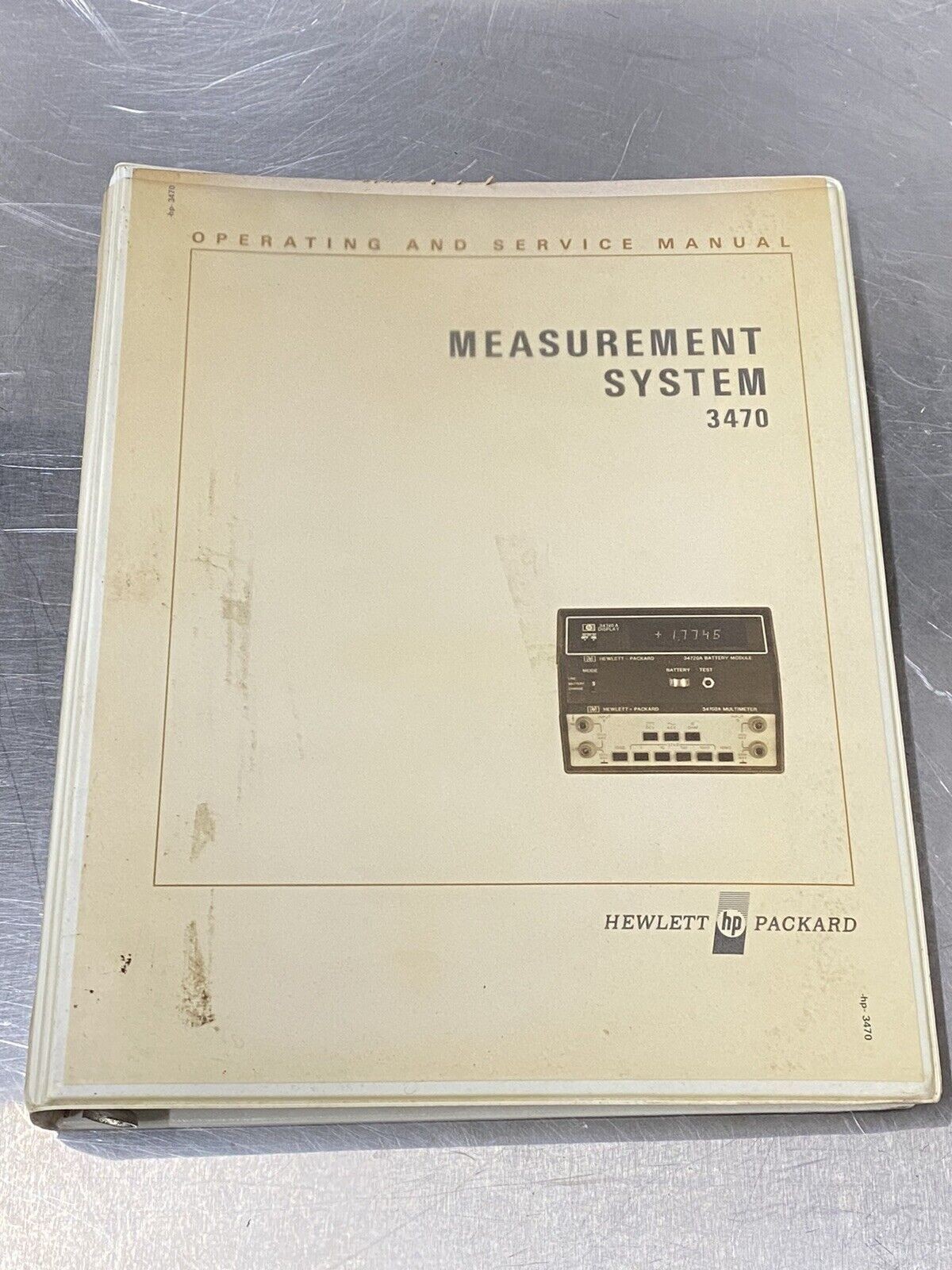 Hewlett Packard HP Measurement System 3470 - Users Guide / Manual / Instructions