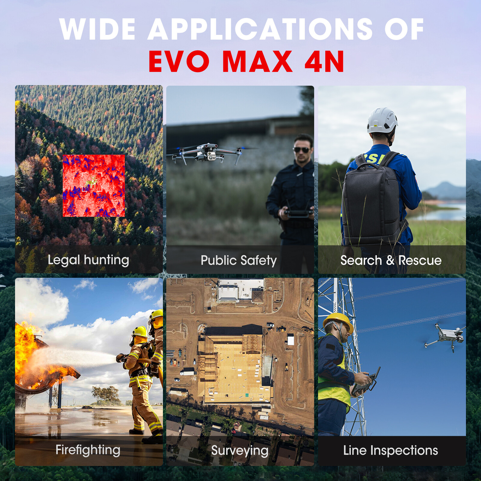 Autel EVO MAX 4N V2 - Starlight Vision Wide-Angle Thermal Laser Rangefinder