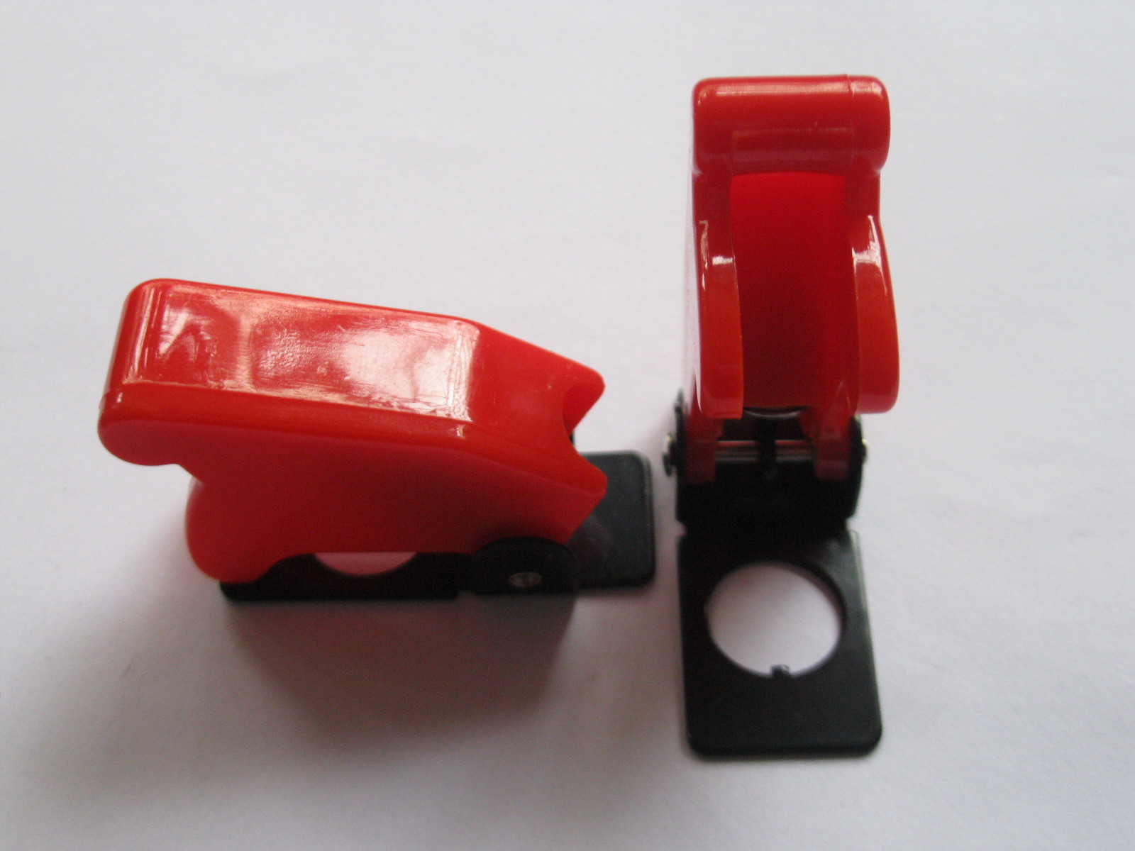 5 pcs Opaque Red Safety Flip Cover for Toggle Switch New