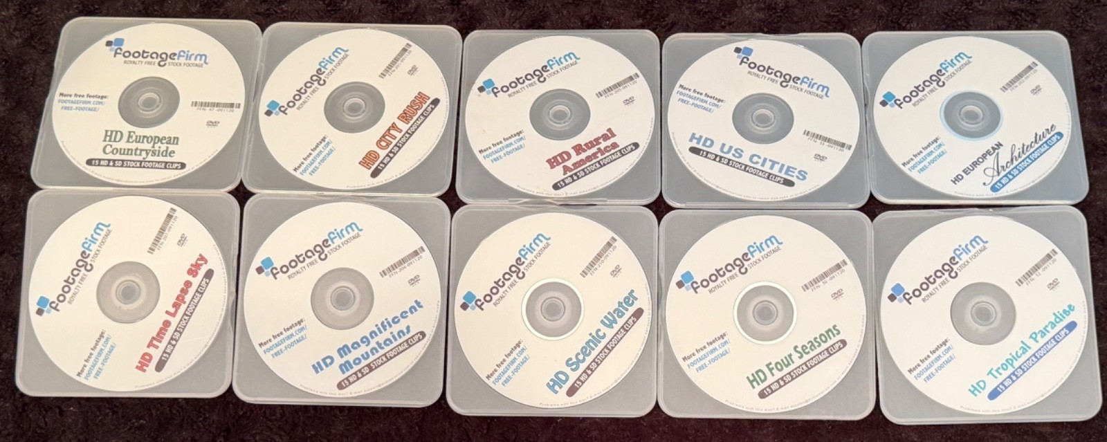 Footage Firm Royalty Free Stock Footage HD Clips US City, Europe, Sky, Set of 10