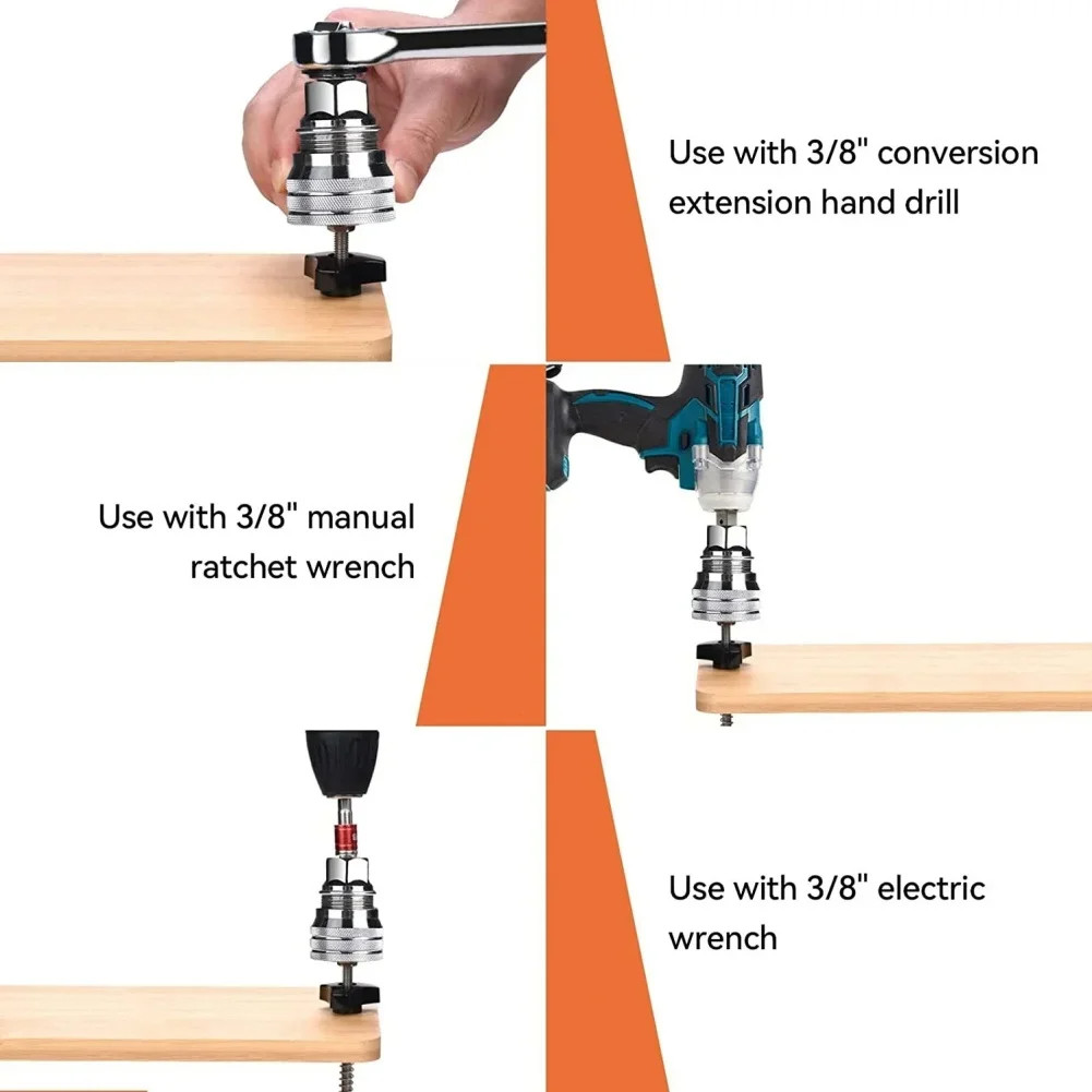10-19mm Universal Socket Tool Adjustable Multifunction Wrench Sleeve Adapter Kit