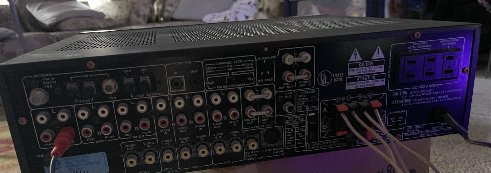 Pioneer Audio Video Stereo Receiver VSX-5000