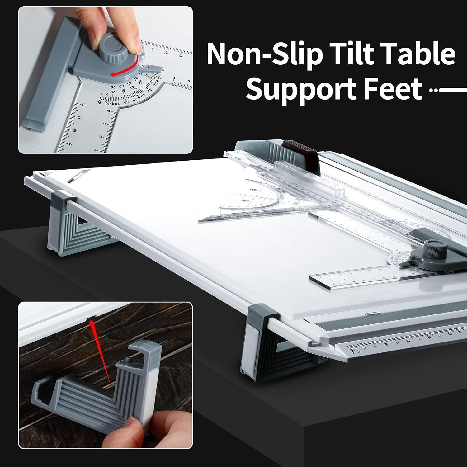 A3 Portable Drawing Board, Multi-Function Metric Drafting Table Drafting Board