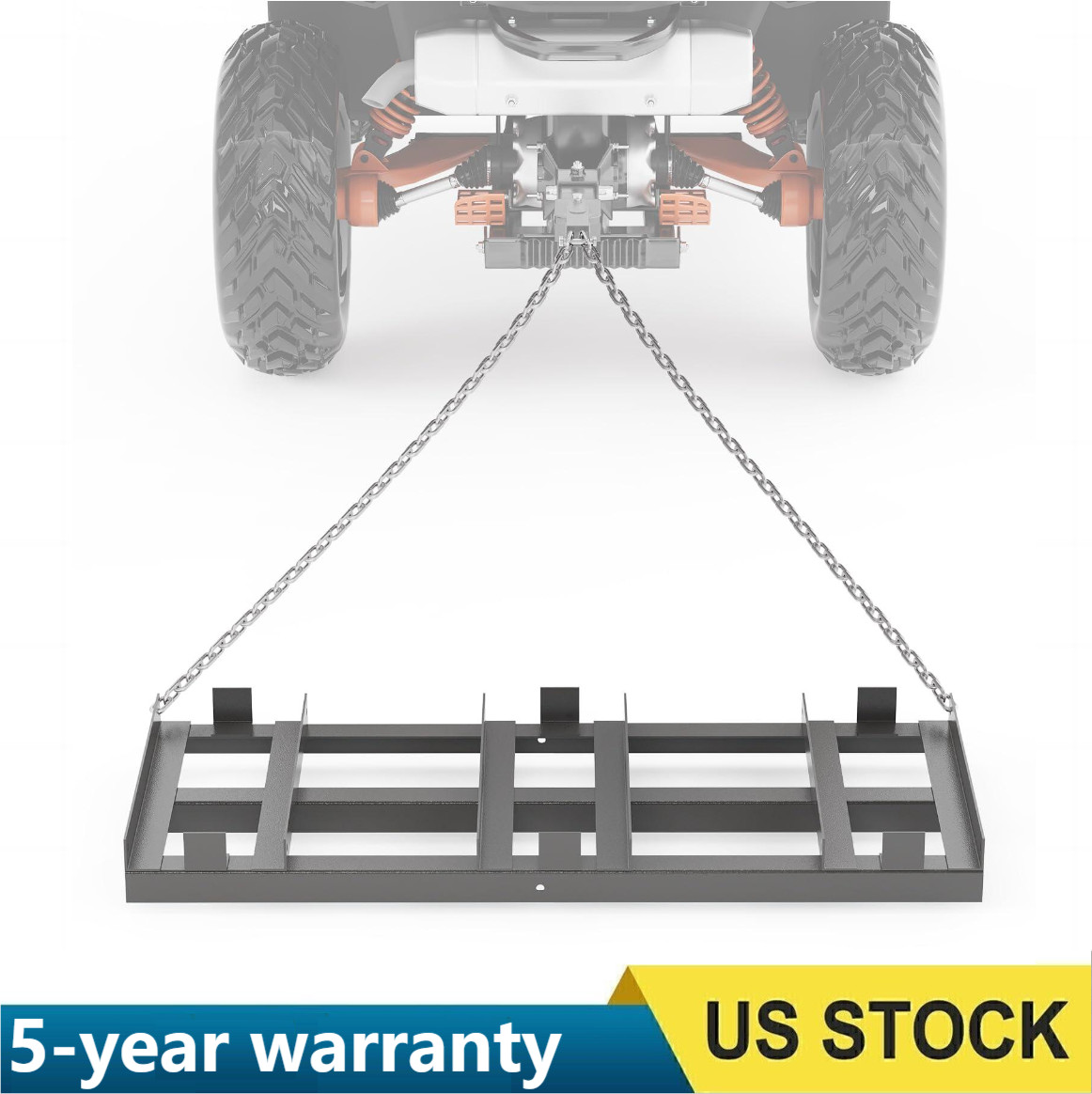 Drag Harrow 4ft 6 ft 8ft Heavy Duty Tow Behind Drag Harrow Driveway Grader Rake
