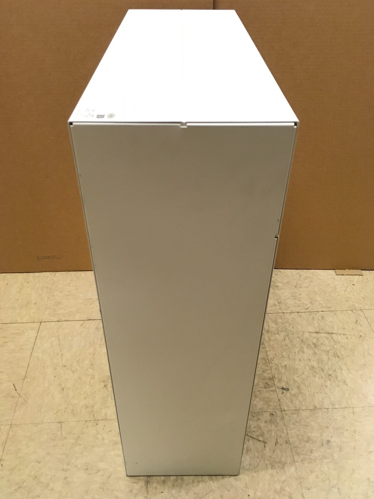 Extron MLM-WB+ White Lockable Metal Wall Box – 4U Rack AV Cabinet Flip-Down