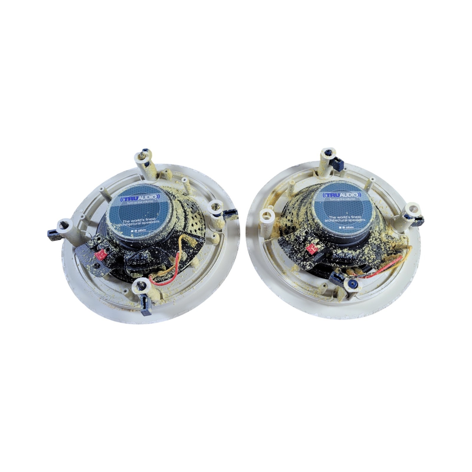TruAudio 8in Ceiling Mount Speakers Working Cosmetic Issues